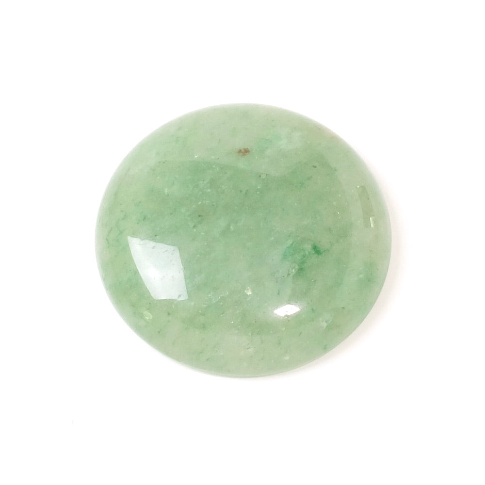 Cabochon pierre naturelle Rond 25mm Aventurine