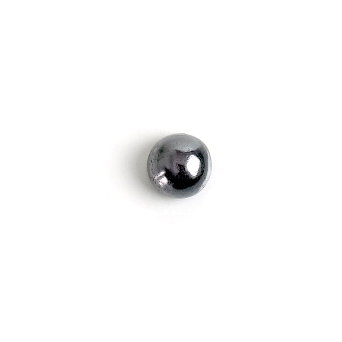 Cabochon pierre naturelle Rond 6mm Hématite