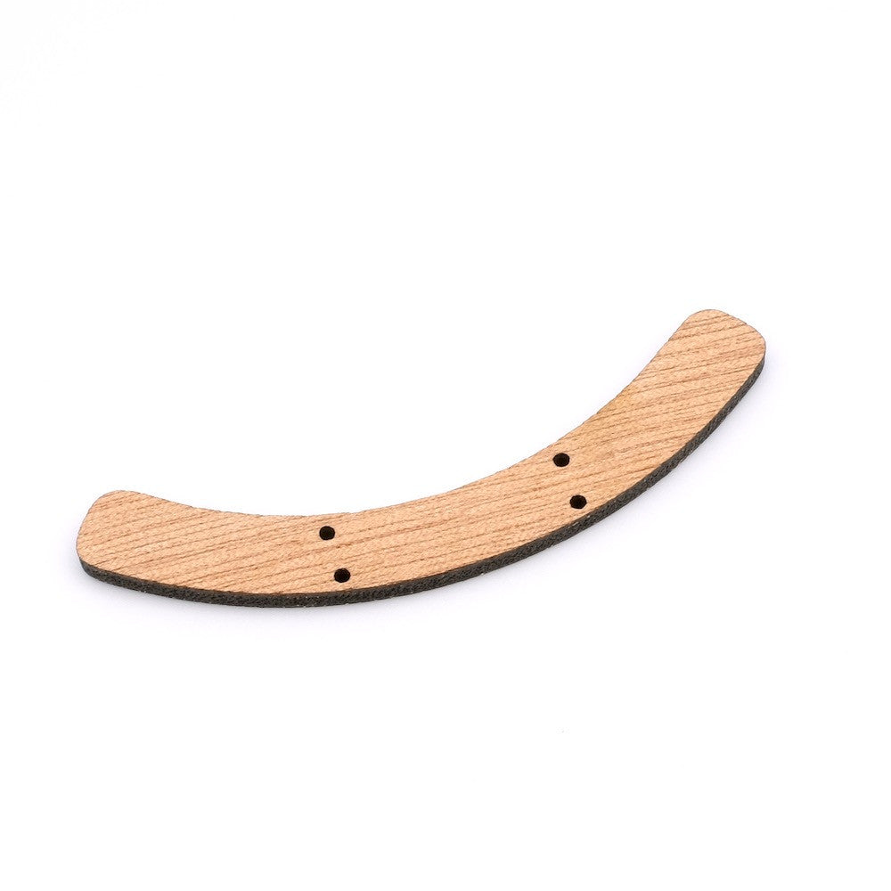 Connecteur Plastron courbe en bois 78mm 