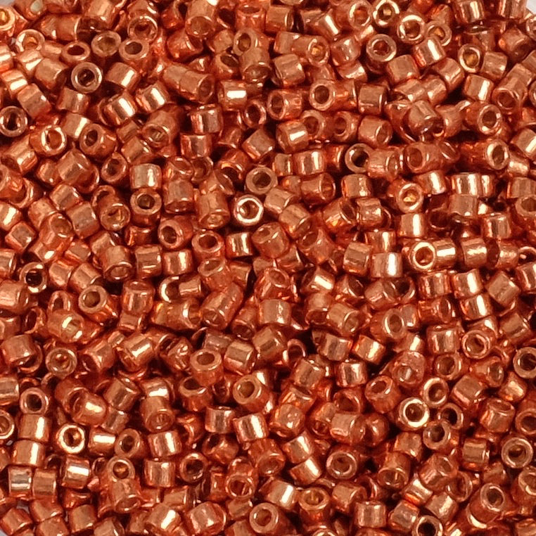 8 grammes de perles Miyuki Délica 11/0 Duracoat Galvanized Pink Blush DB1837